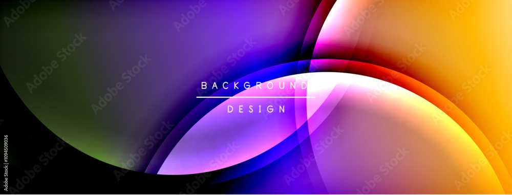 Bright rainbow style color gradient with curve round shape line background. Vector Illustration For Wallpaper, Banner, Illustration, landing page Bright rainbow style color gradient with curve round shape line background. Vector Illustration For Wallpaper, Banner, Illustration, landing page