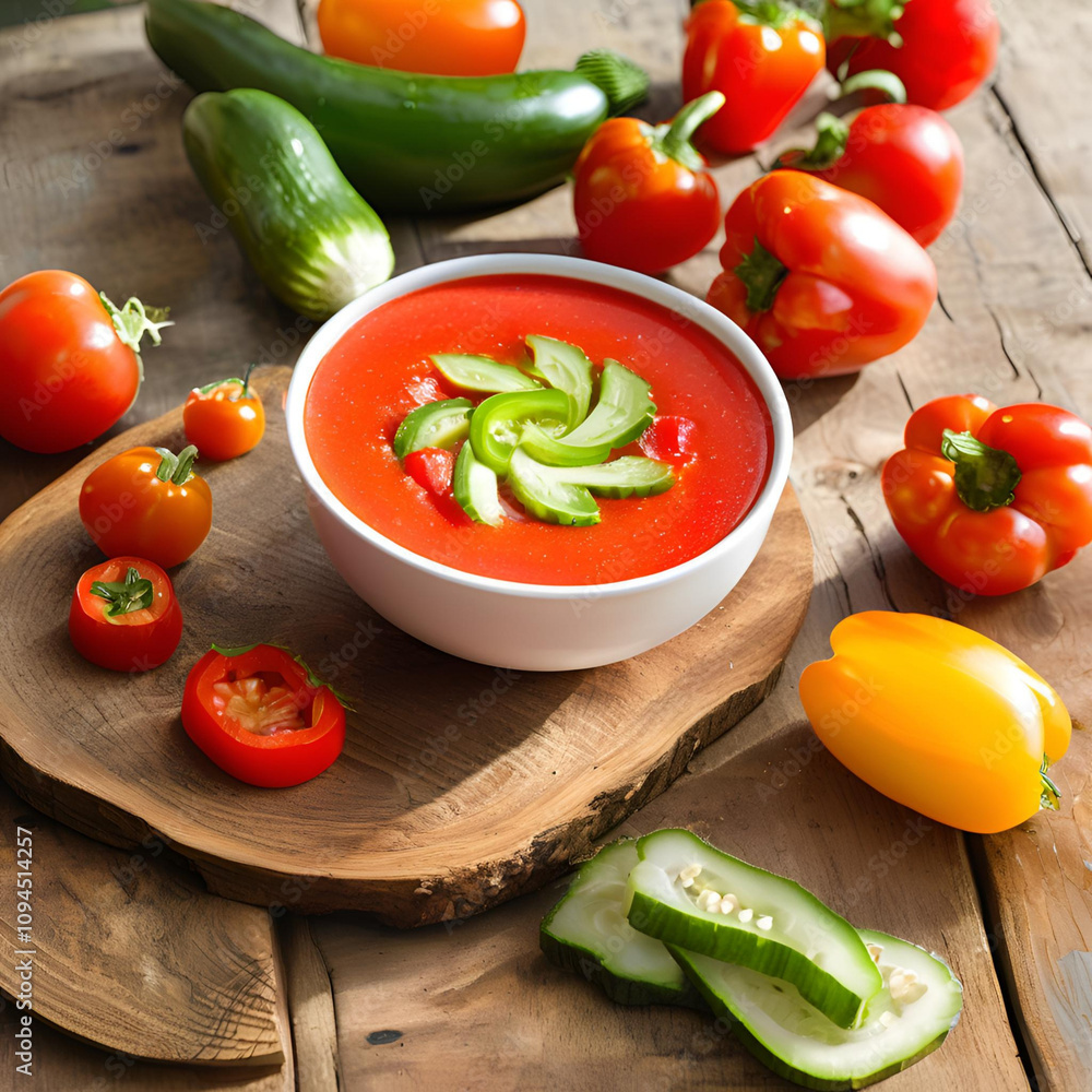 Gazpacho, recognizes a flavorful soup that cooks serve cold Gazpacho, recognizes a flavorful soup that cooks serve cold
