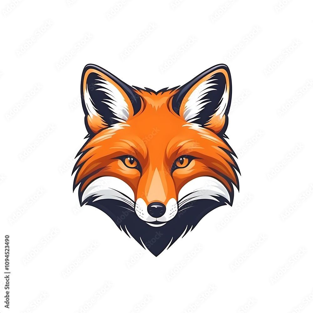 Obraz premium fox logo isolated on white background