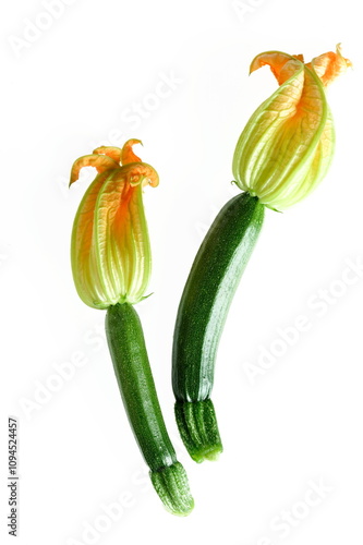 Courgettes en fleur