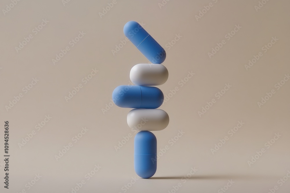 hand with glove holding a pill on white hand with glove holding a pill on white