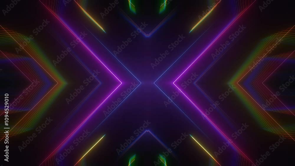 Abstract Neon Lights Background Abstract Neon Lights Background