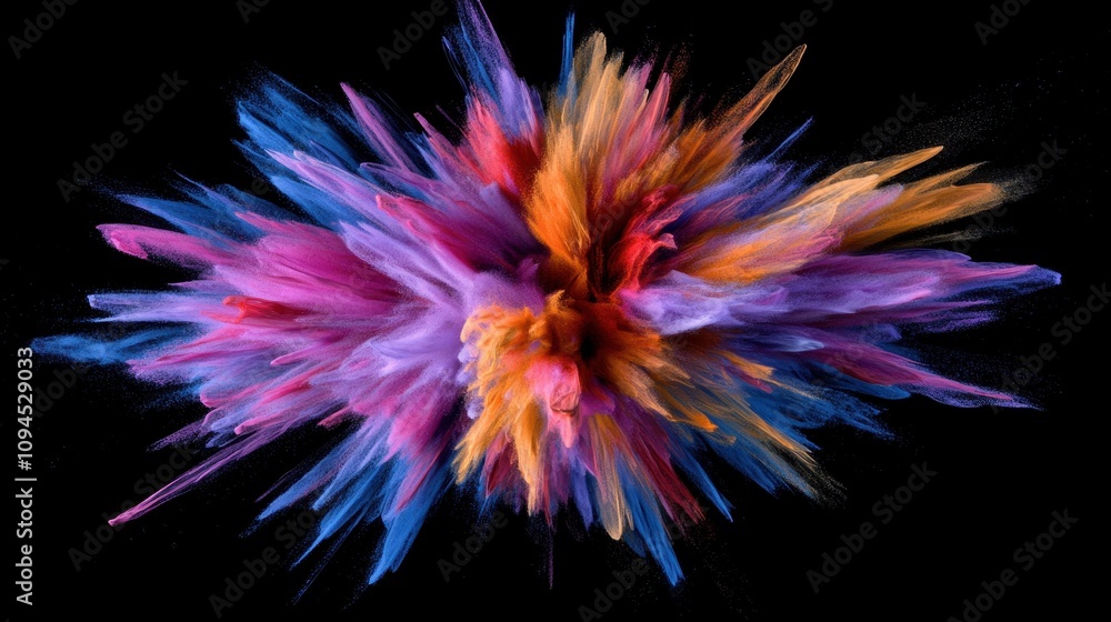 A vibrant explosion of colors resembling abstract art or digital design. A vibrant explosion of colors resembling abstract art or digital design.