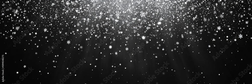 Obraz premium Snowfall, blizzard, winter, snowflakes png. Christmas image. Modern snow. Snow png. Snowfall on a transparent background.
