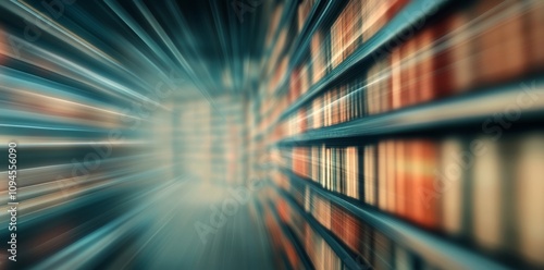 Detailed view of antique books on shelves in a cozy library setting