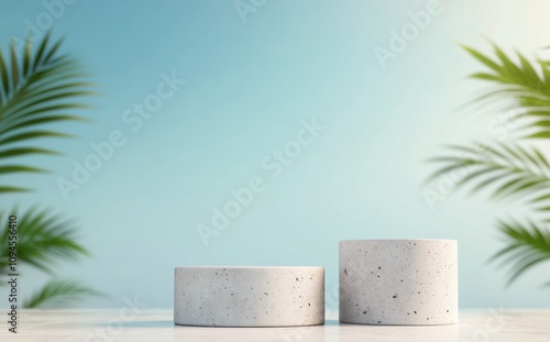 Relaxation and tranquility captured on a serene beach with natural elements