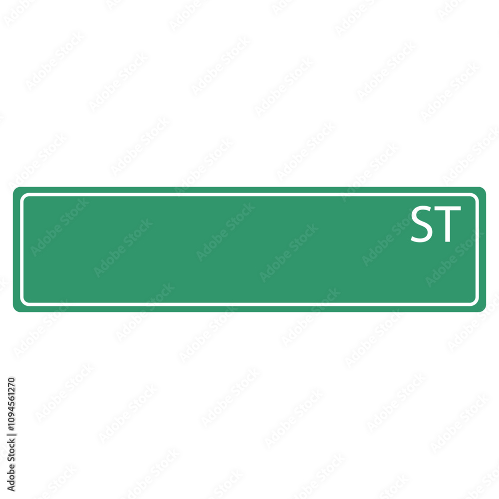 Blank street sign icon vector. Street sign illustration sign or symbol. Blank street sign icon vector. Street sign illustration sign or symbol.