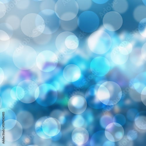 blue bokeh abstract background