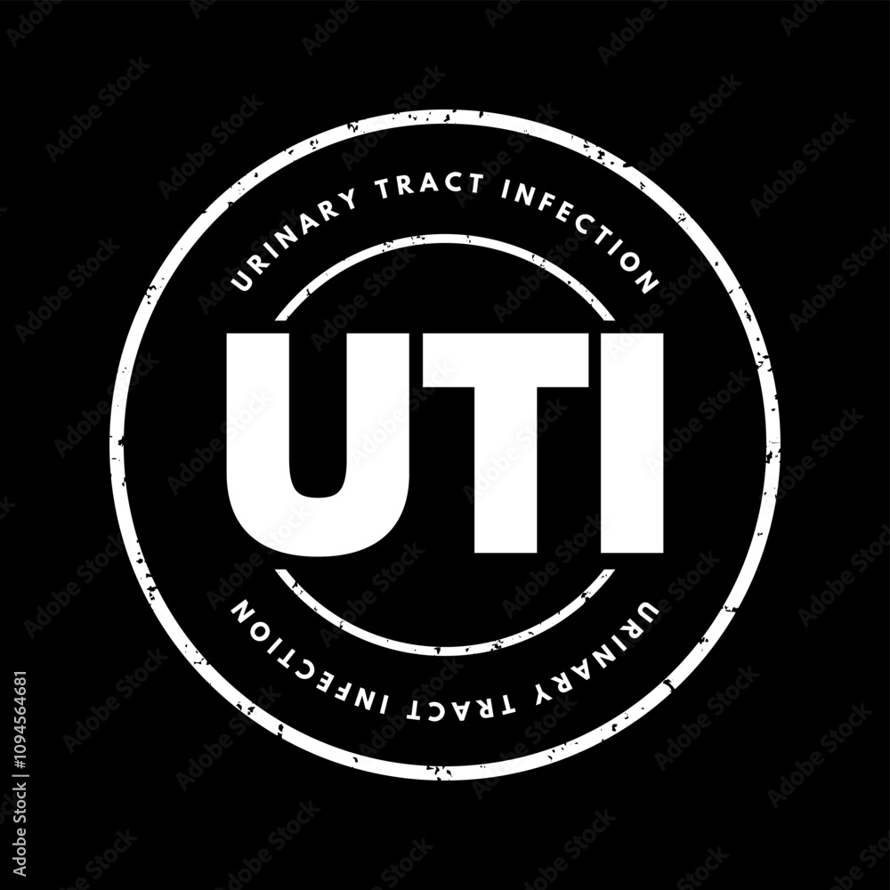 UTI Urinary Tract Infection is an infection in any part of your urinary system - kidneys, ureters, bladder and urethra, acronym text stamp concept for presentations and reports UTI Urinary Tract Infection is an infection in any part of your urinary system - kidneys, ureters, bladder and urethra, acronym text stamp concept for presentations and reports