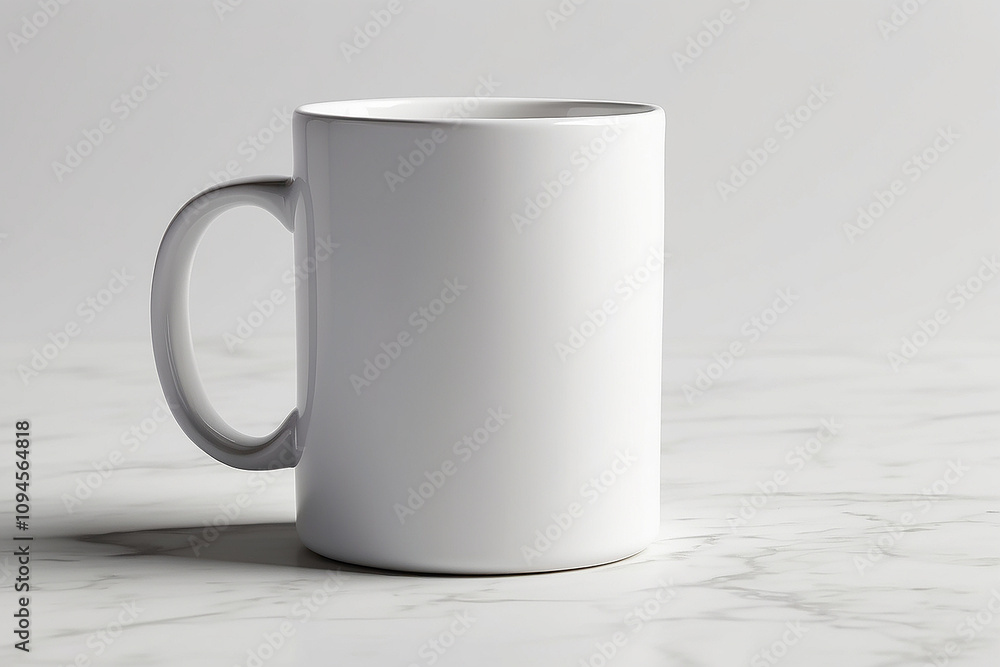 Obraz premium Empty white mug