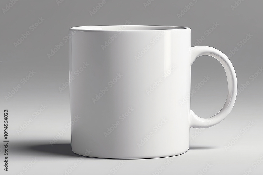 Obraz premium Empty white mug