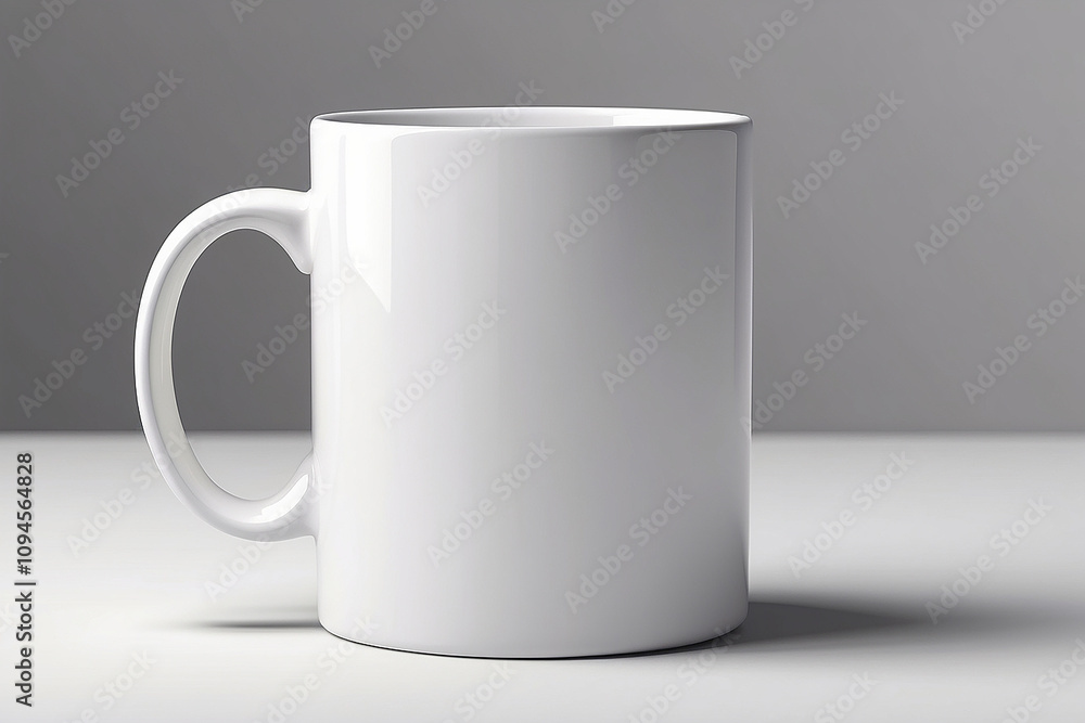 Empty white mug Empty white mug