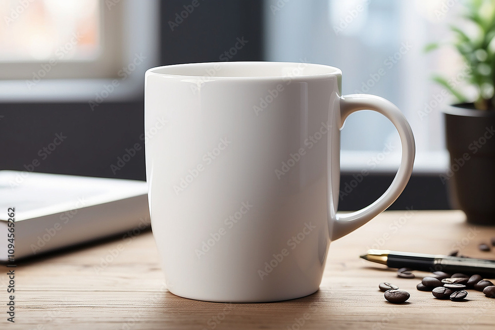 Empty white mug Empty white mug