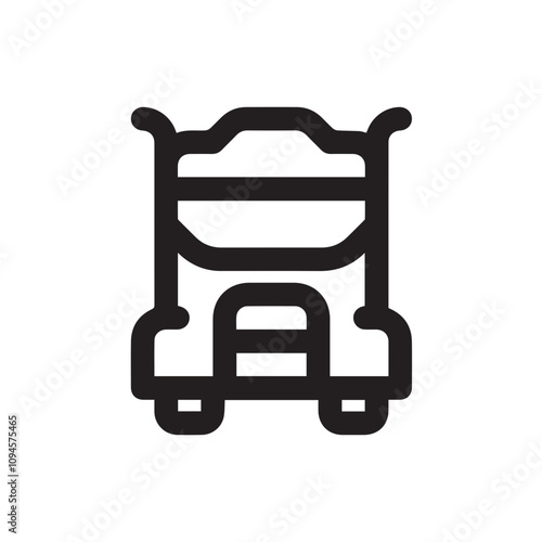 Truck icon symbol vector image illustration
