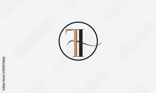  FI, IF, I, F Abstract Letters Logo Monogram