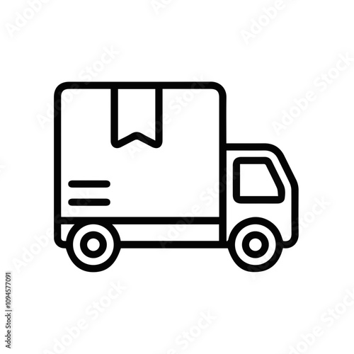 Truck icon symbol vector image illustration