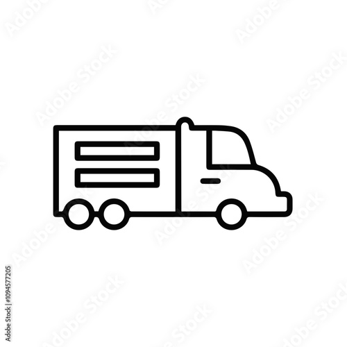 Truck icon symbol vector image illustration