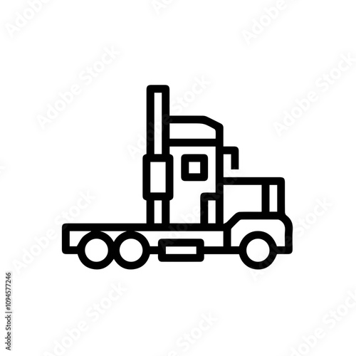 Truck icon symbol vector image illustration