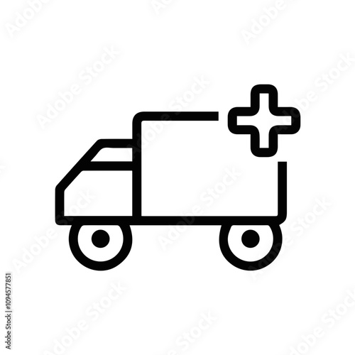 Truck icon symbol vector image illustration
