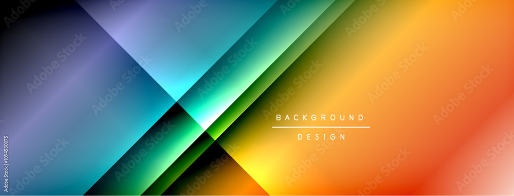 Colorful gradient with lines made of shadow and light. Creative background Colorful gradient with lines made of shadow and light. Creative background