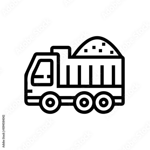 Truck icon symbol vector illustration 