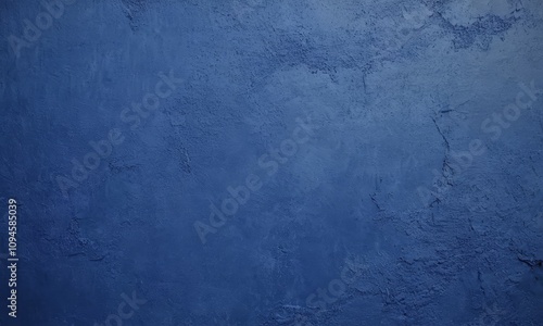 Abstract grunge decorative relief navy blue stucco wall texture