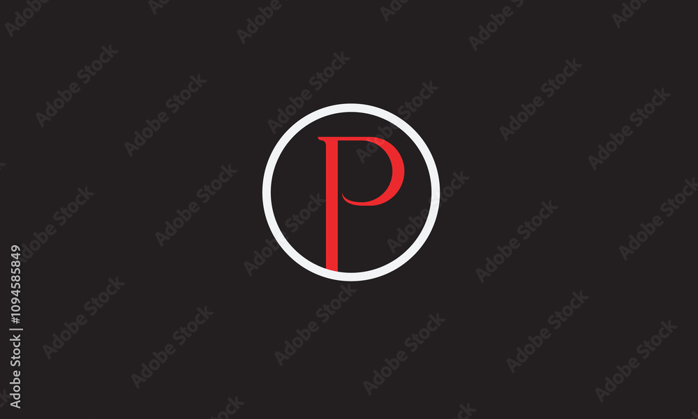 P, PP, P Abstract Letters Logo Monogram P, PP, P Abstract Letters Logo Monogram