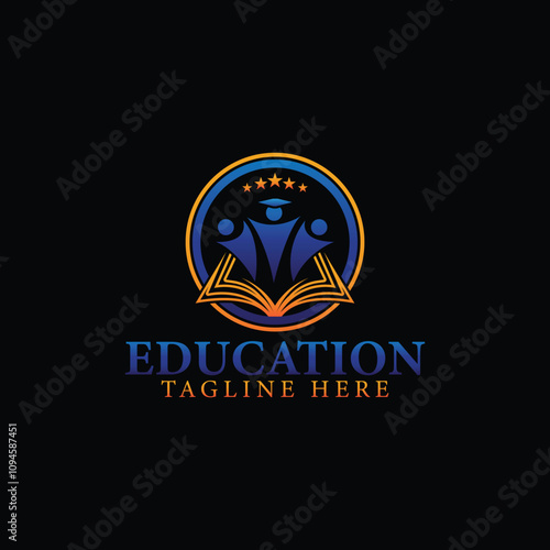 University, Academy, and School logo design badge. University emblem template.