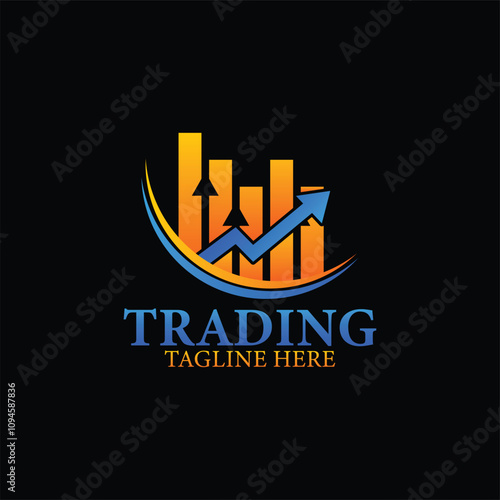 trade logo design, trading logo