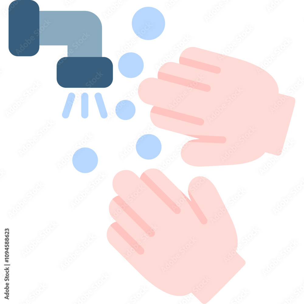 Obraz premium Hand Hygiene Icon