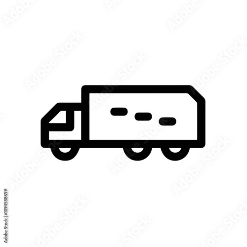 Truck icon symbol vector illustration 