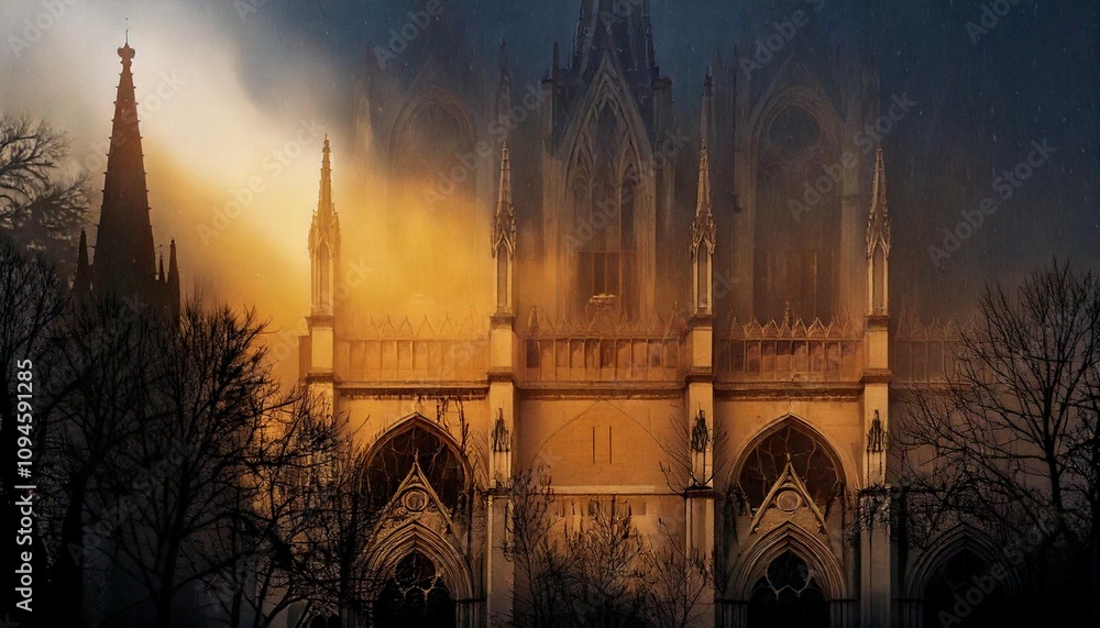 Naklejka premium Film burn overlay with bright, contrasting light flares, deep color shifts, and a gritty, distressed texture, creating an aged, dramatic effect