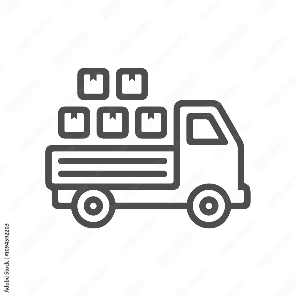 Truck icon symbol vector illustration
Truck icon symbol vector illustration