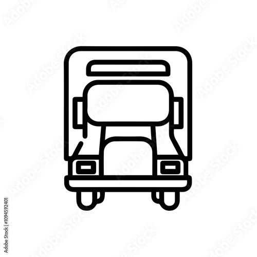 Truck icon symbol vector illustration 