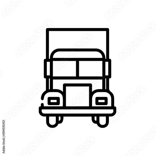 Truck icon symbol vector illustration 