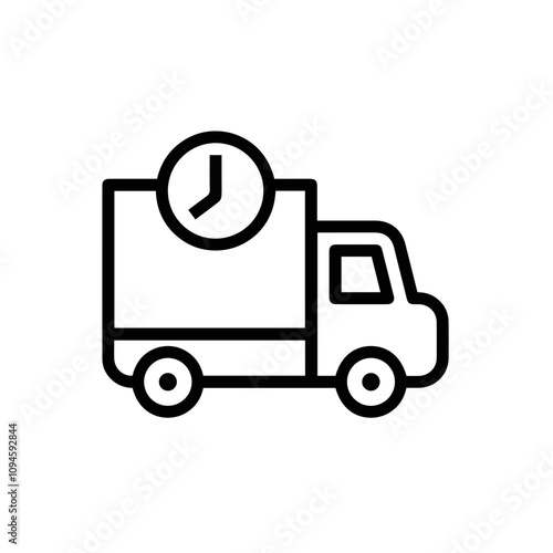 Truck icon symbol vector illustration 