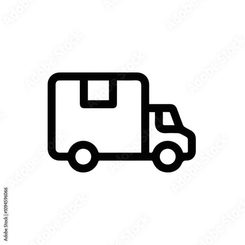 Truck icon symbol vector illustration 