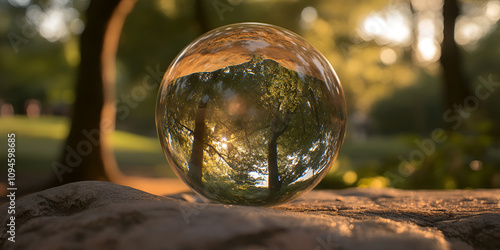  Nature Reflected in a Crystal Sphere