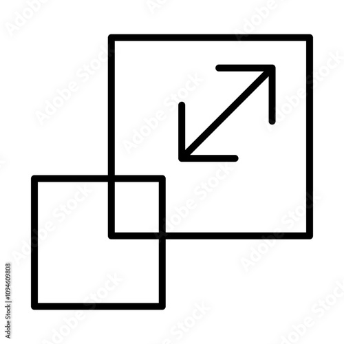 Scaling Tool line icon