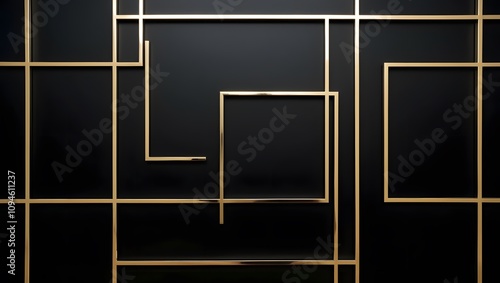 Black and Gold Luxe Background