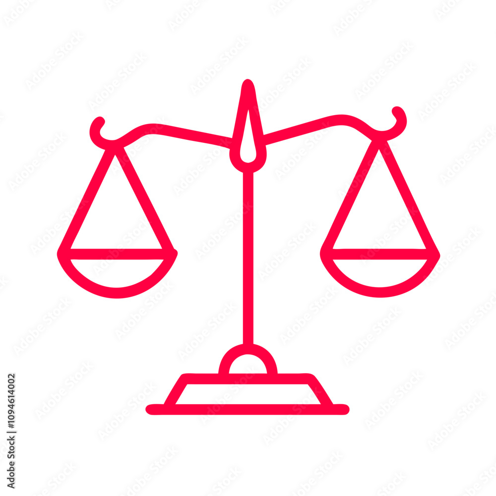 Scale symbolizing justice and balance in legal contexts, representing equality and fairness in society's judicial systems during contemporary times Scale symbolizing justice and balance in legal contexts, representing equality and fairness in society's judicial systems during contemporary times