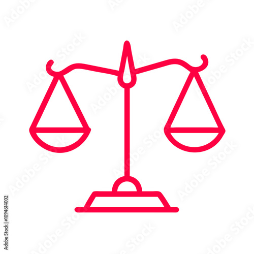 Scale symbolizing justice and balance in legal contexts, representing equality and fairness in society's judicial systems during contemporary times