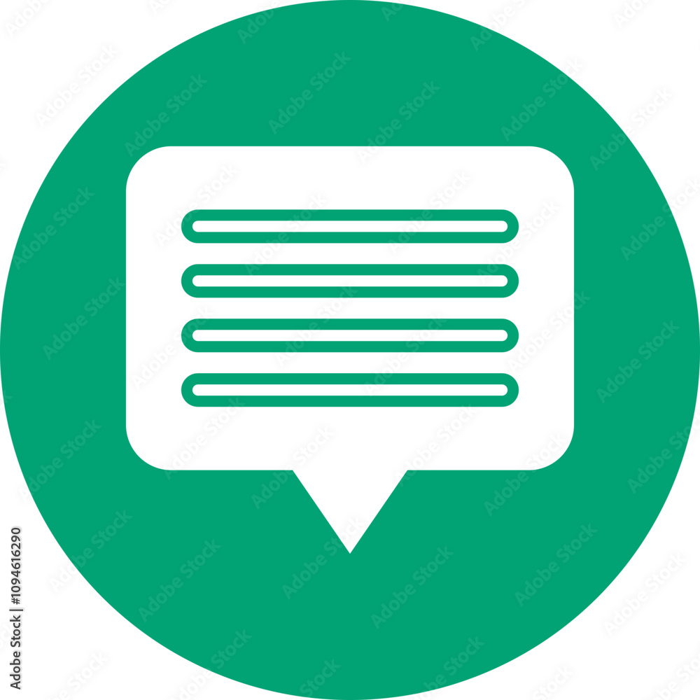 Annotation glyph circle icon Annotation glyph circle icon
