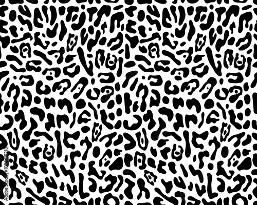 Seamless of leopard leather, fashionable print wallpaper	