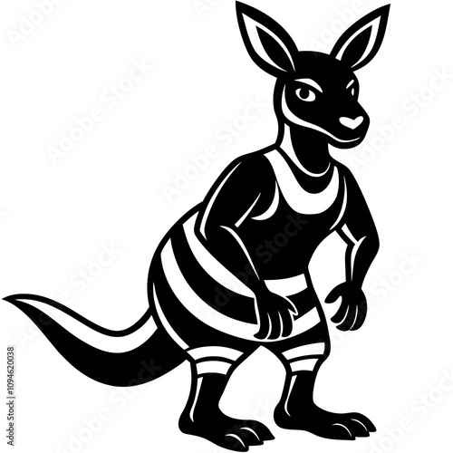 illustration of a kangaroo