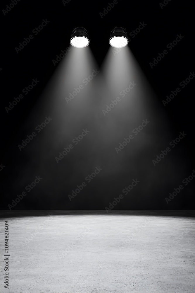 spotlight grey black background,generation AI spotlight grey black background,generation AI