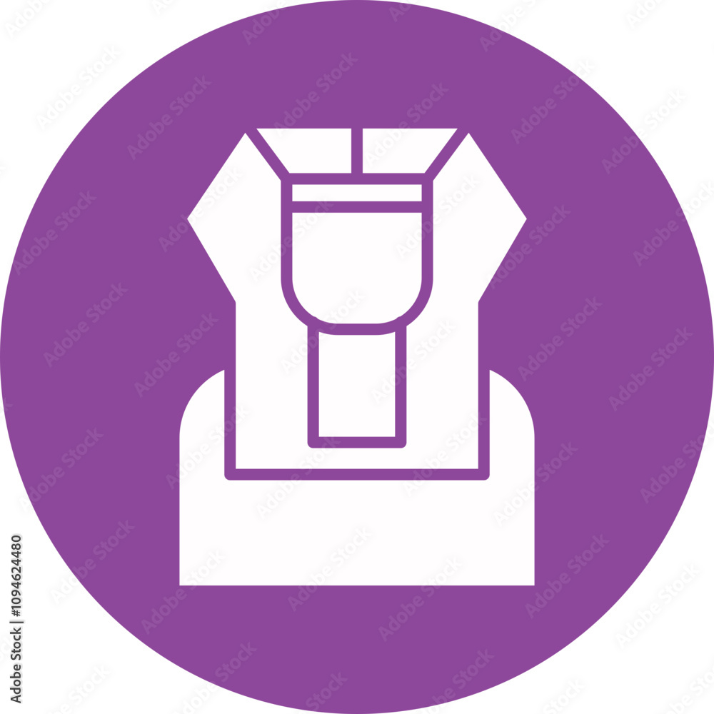 Sarcophagus glyph circle icon Sarcophagus glyph circle icon