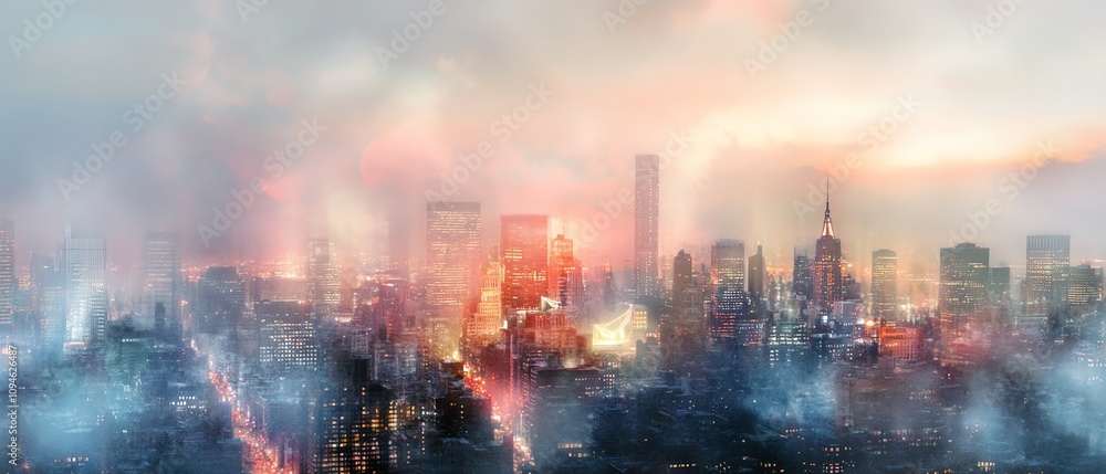 Apocalyptic cityscape engulfed in smoke and fire. Dramatic urban landscape, burning buildings, dystopian future. Stock photo ideal for sci-fi, fantasy, disaster themes. Apocalyptic cityscape engulfed in smoke and fire. Dramatic urban landscape, burning buildings, dystopian future. Stock photo ideal for sci-fi, fantasy, disaster themes.