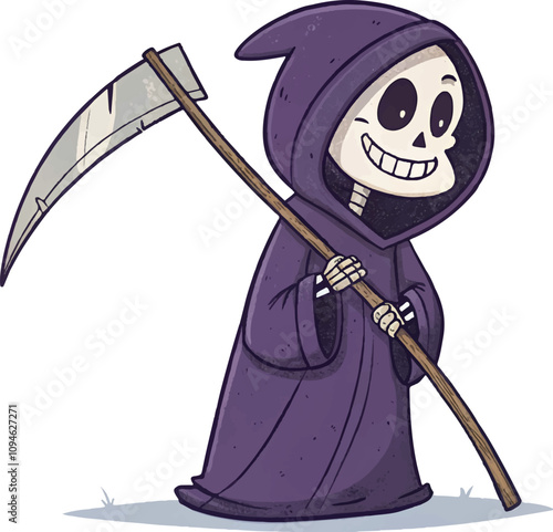 cartoon grim reaper