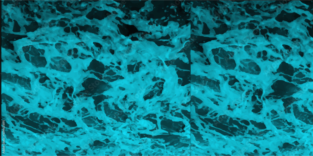 Gray stains broken glass tile background texture geometric pattern. Turbulent wave Vector design. Abstract pattern with a vibrant blue, wave-like texture. Vector depiction of chaotic aquatic pattern. Gray stains broken glass tile background texture geometric pattern. Turbulent wave Vector design. Abstract pattern with a vibrant blue, wave-like texture. Vector depiction of chaotic aquatic pattern.